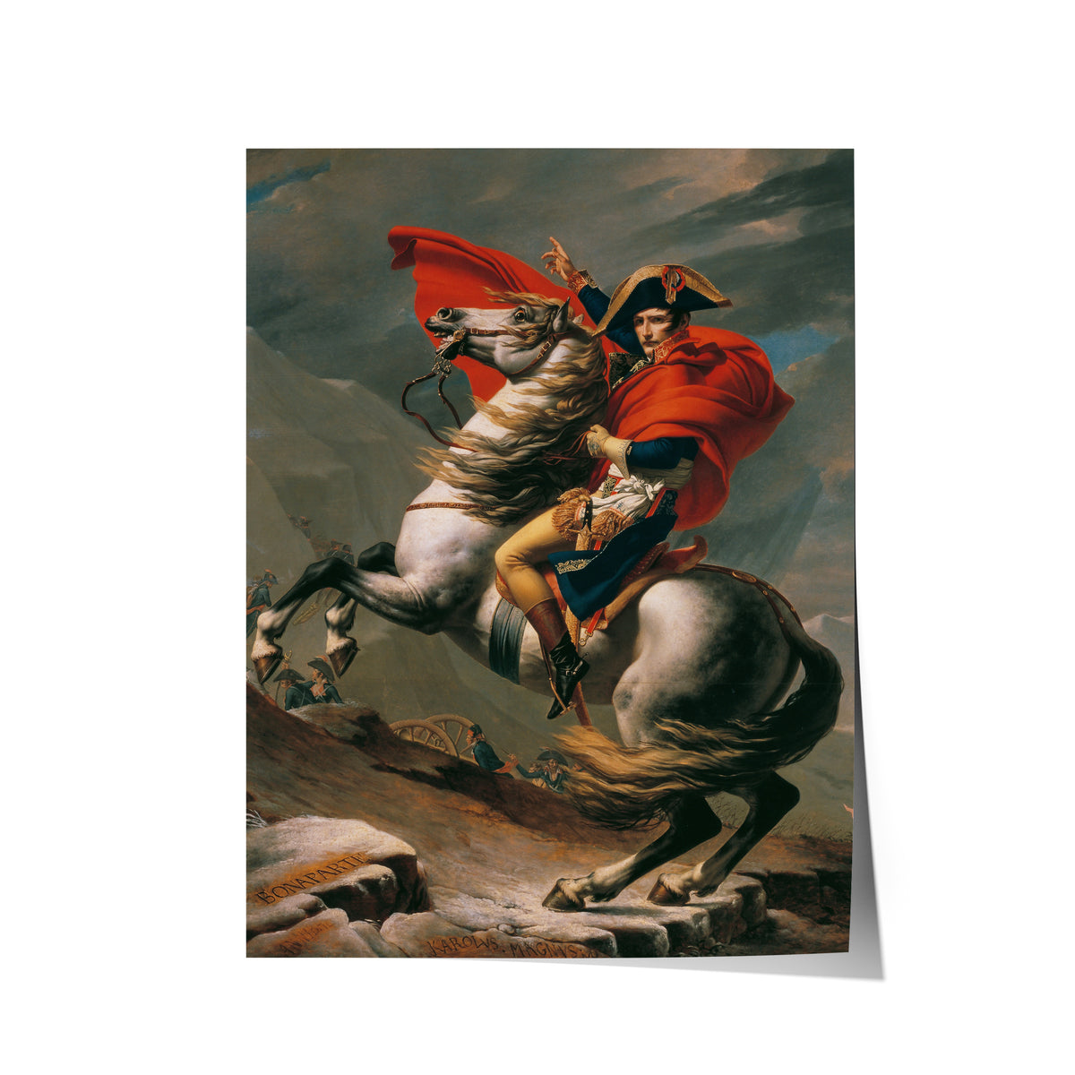 Napoleon Crossing the Alps | Jacques-Louis David | 1801