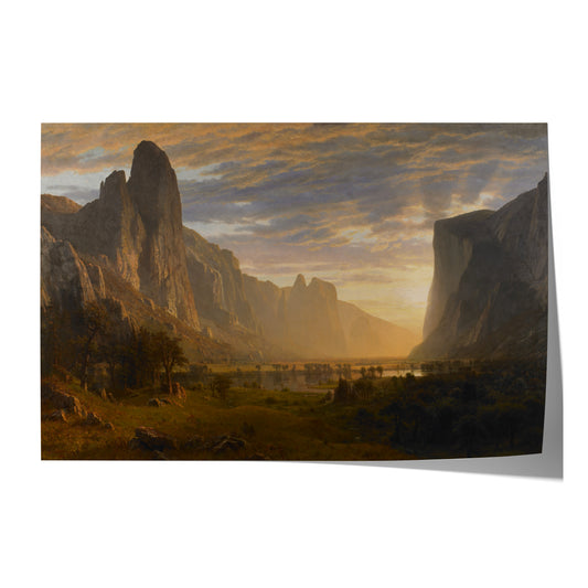 Looking Down Yosemite Valley, California | Albert Bierstadt | 1865