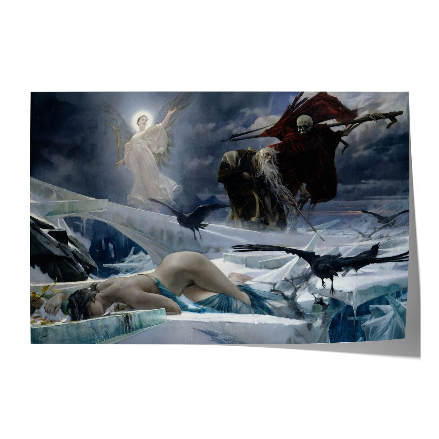 Ahasuerus at the End of the World | Adolf Hirémy-Hirschl | 1888