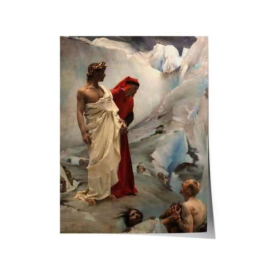 Dante and Virgil in Hell⁣⁣ | Gustave Courtois⁣⁣ | 1879