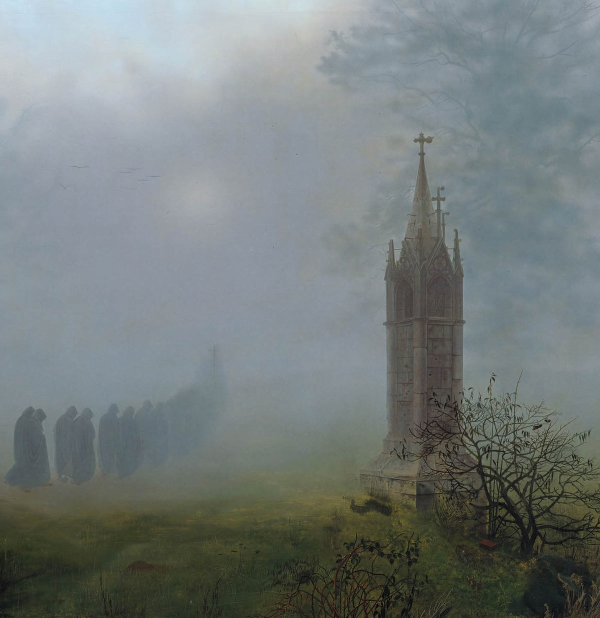 Procession in the Fog | Ernst Ferdinand Oehme | 1828