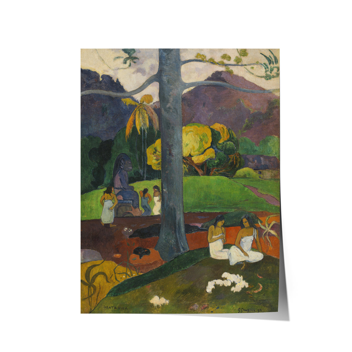 Mata Mua (In olden times) | Paul Gaugin | 1892
