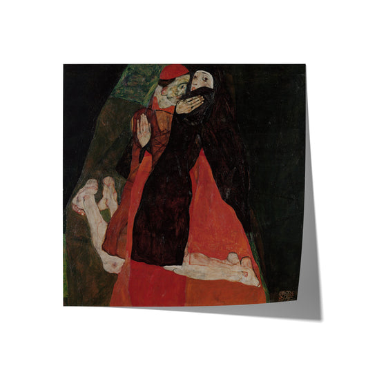 Cardinal and Nun | Egon Schiele | 1912
