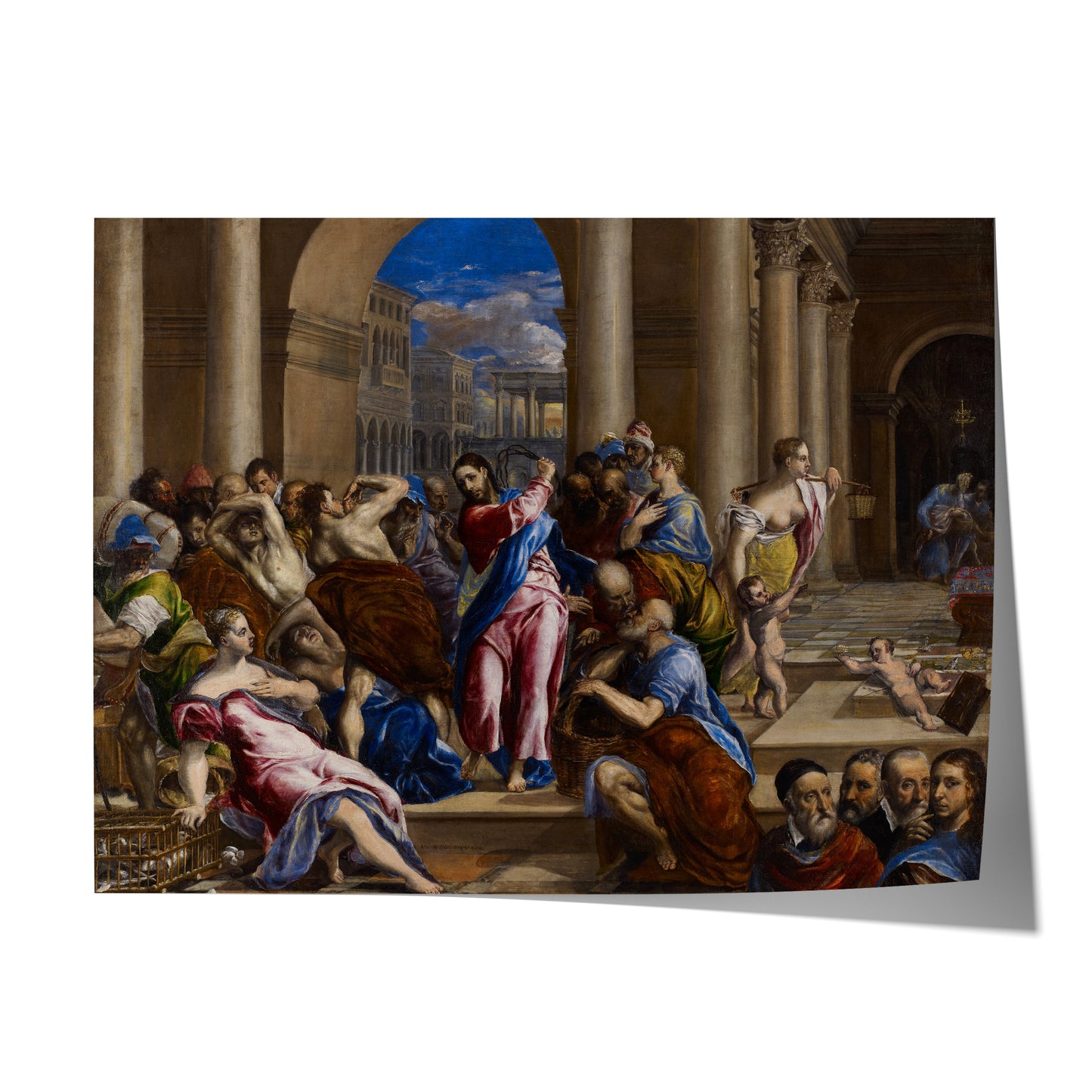 Christ Driving the Money Changers from the Temple (Second Version) | El Greco | 1570