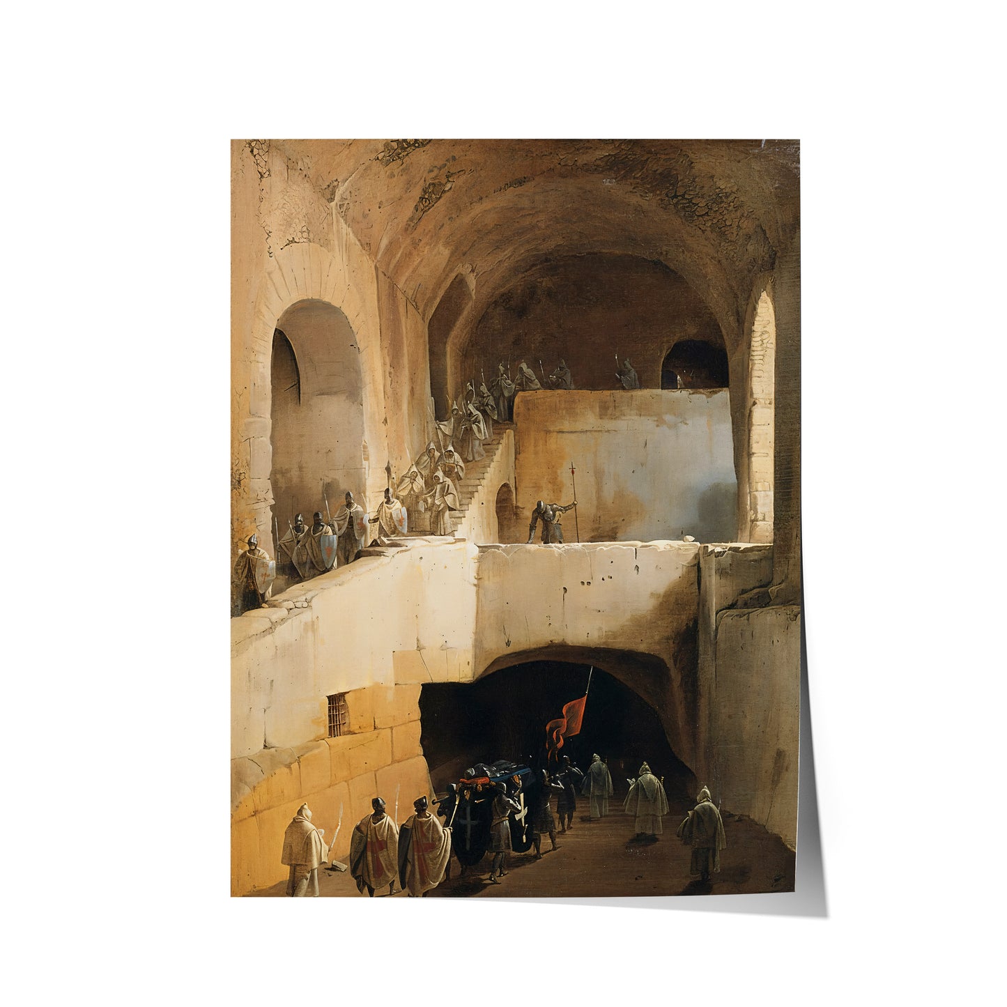 Funeral of a Crusader | Franz Ludwig Catel | 19th Century