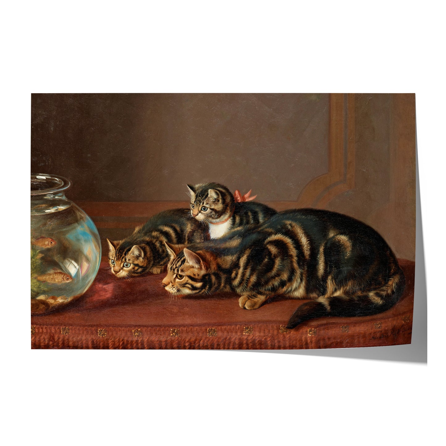 Cats by a Fishbowl | Horatio Henry Couldery | 19th Century