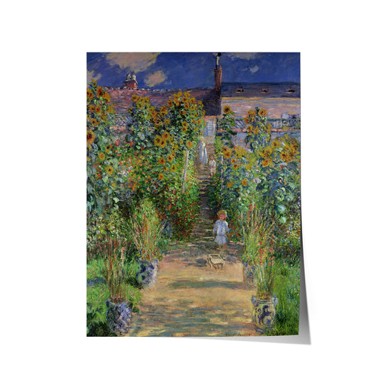 Monet's Garden at Vétheuil | Claude Monet | 1880