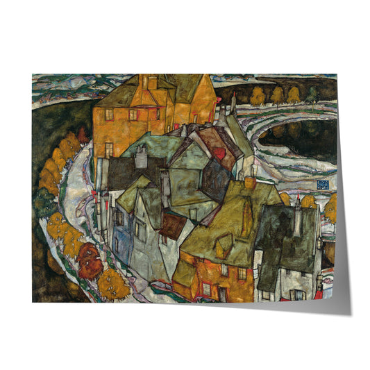 Crescent of Houses II | Egon Schiele | 1914