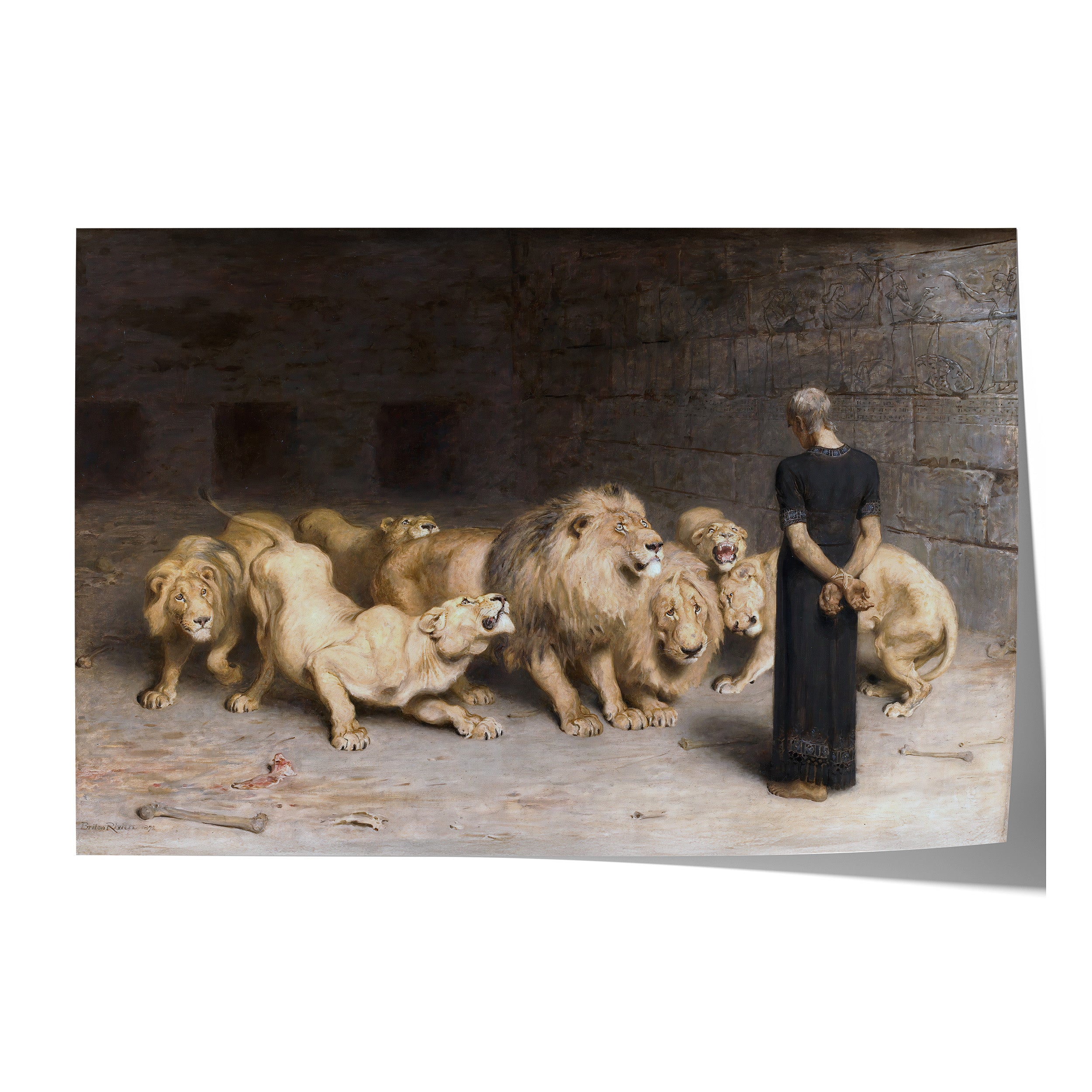 Daniel in the Lion's Den | Briton Rivière | 1872 – Inspiraggio