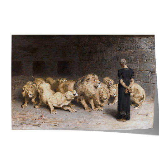 Daniel in the Lion's Den | Briton Rivière | 1872
