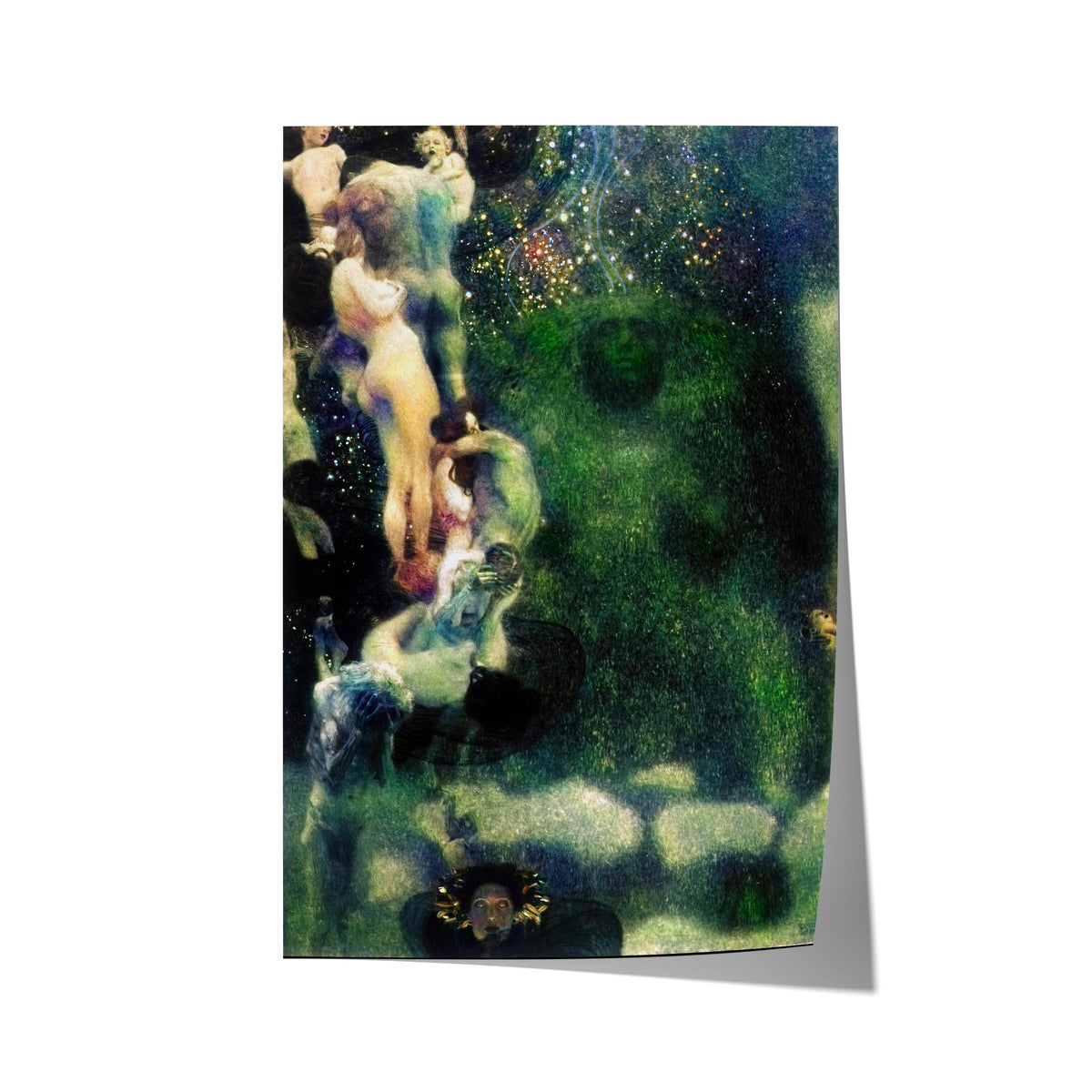 Philosophy (Colorized) | Gustav Klimt | 1900