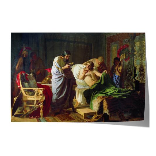 Alexander the Great and Physician Phillip of Arcarnania | Henryk Siemiradzki | 1870