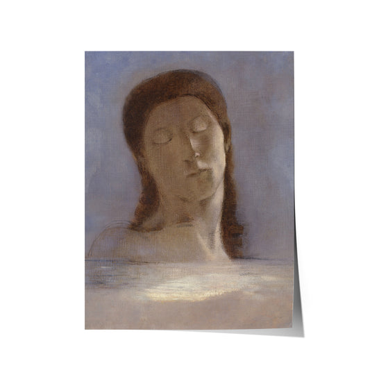 Closed Eyes | Odilon Redon | 1890