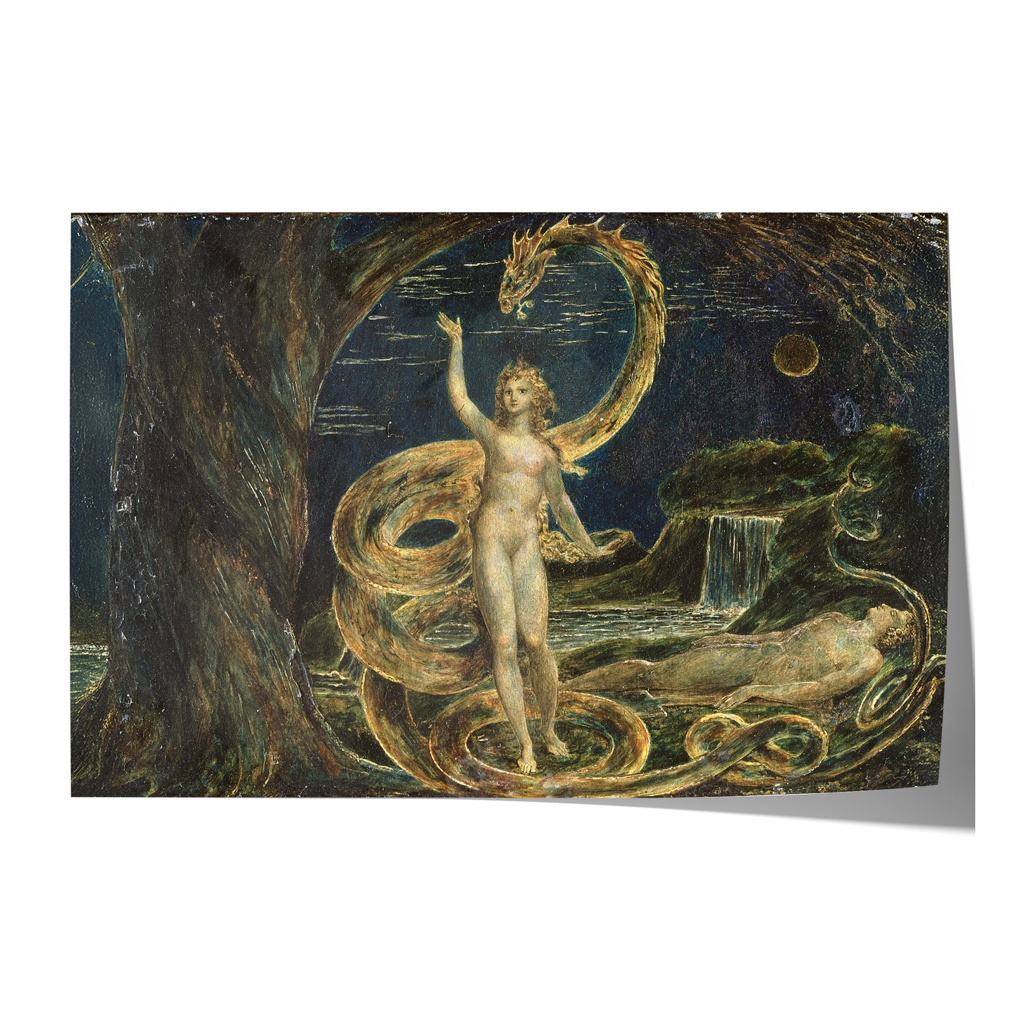 Eve Tempted by the Serpent | William Blake | 1799-1800