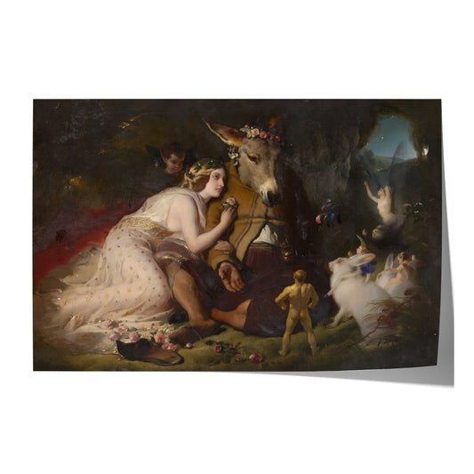 A Midsummer Night's Dream. Titania and Bottom | Sir Edwin Landseer | 1851