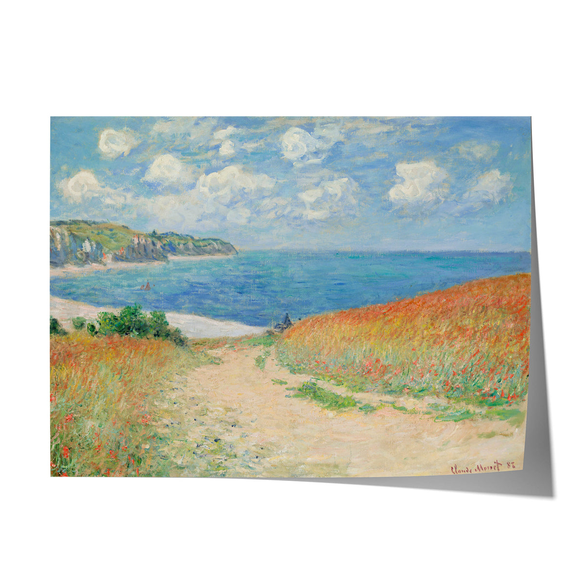Path in the Wheat Fields at Pourville | Claude Monet | 1882