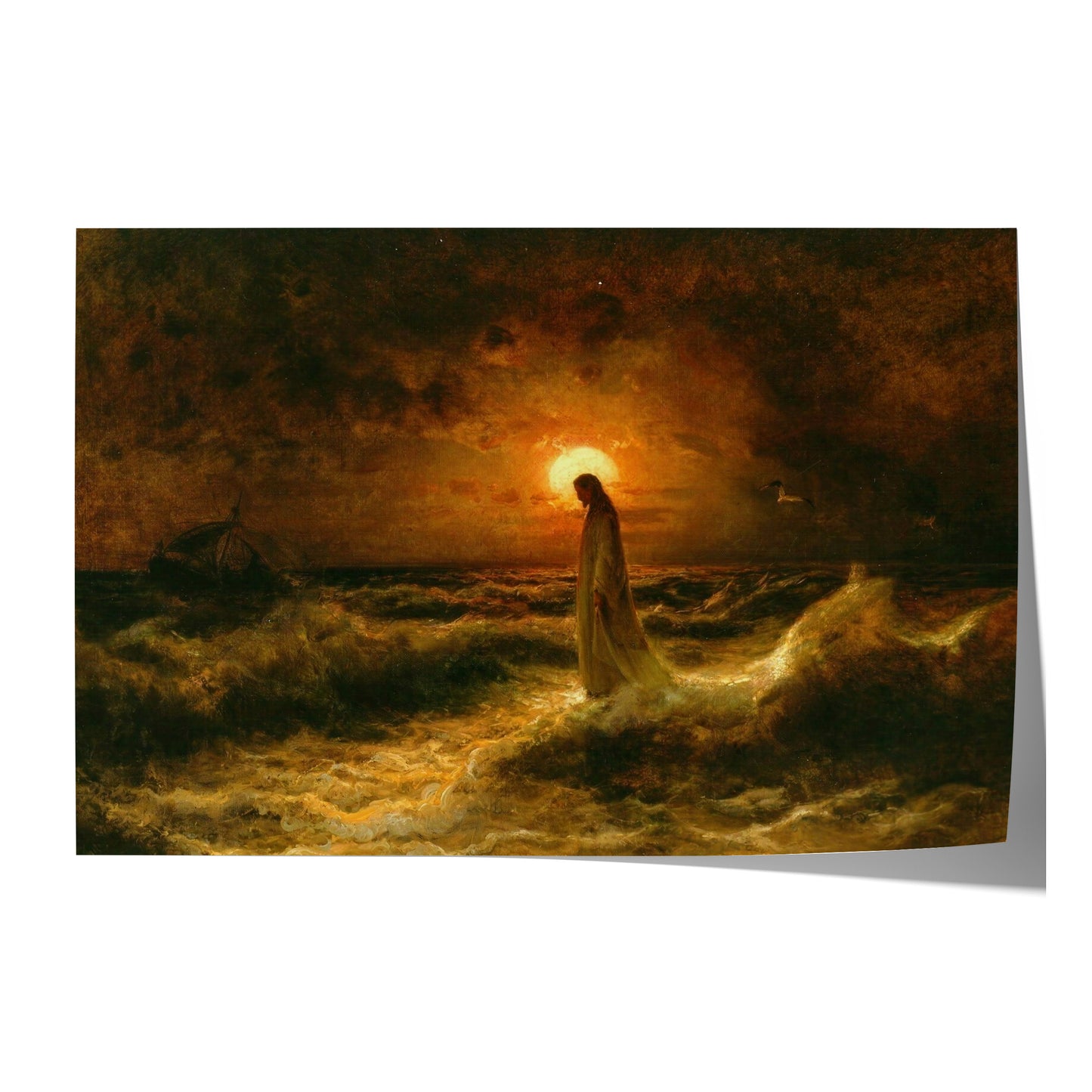 Christ Walking on Water | Julius Sergius von Klever | c. 1880