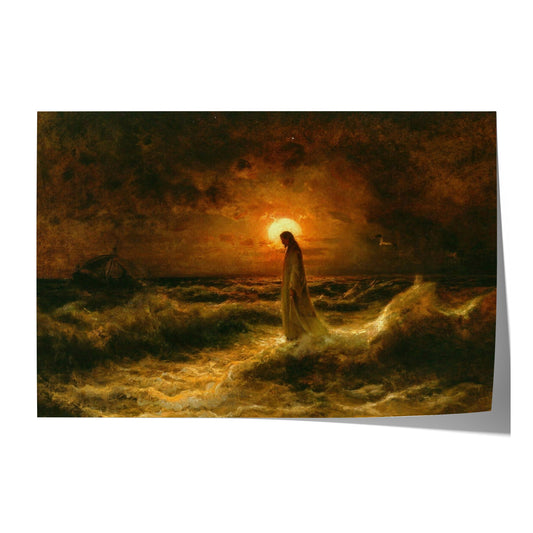 Christ Walking on Water | Julius Sergius von Klever | c. 1880