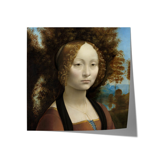 Portrait of Ginevra de' Benci | Leonardo da Vinci | c. 1474-78