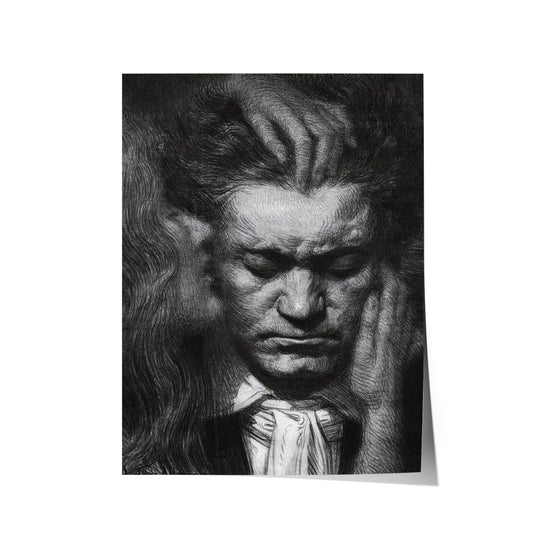 Beethoven Listening To A Muse | Ludovic Alleaume | 1928