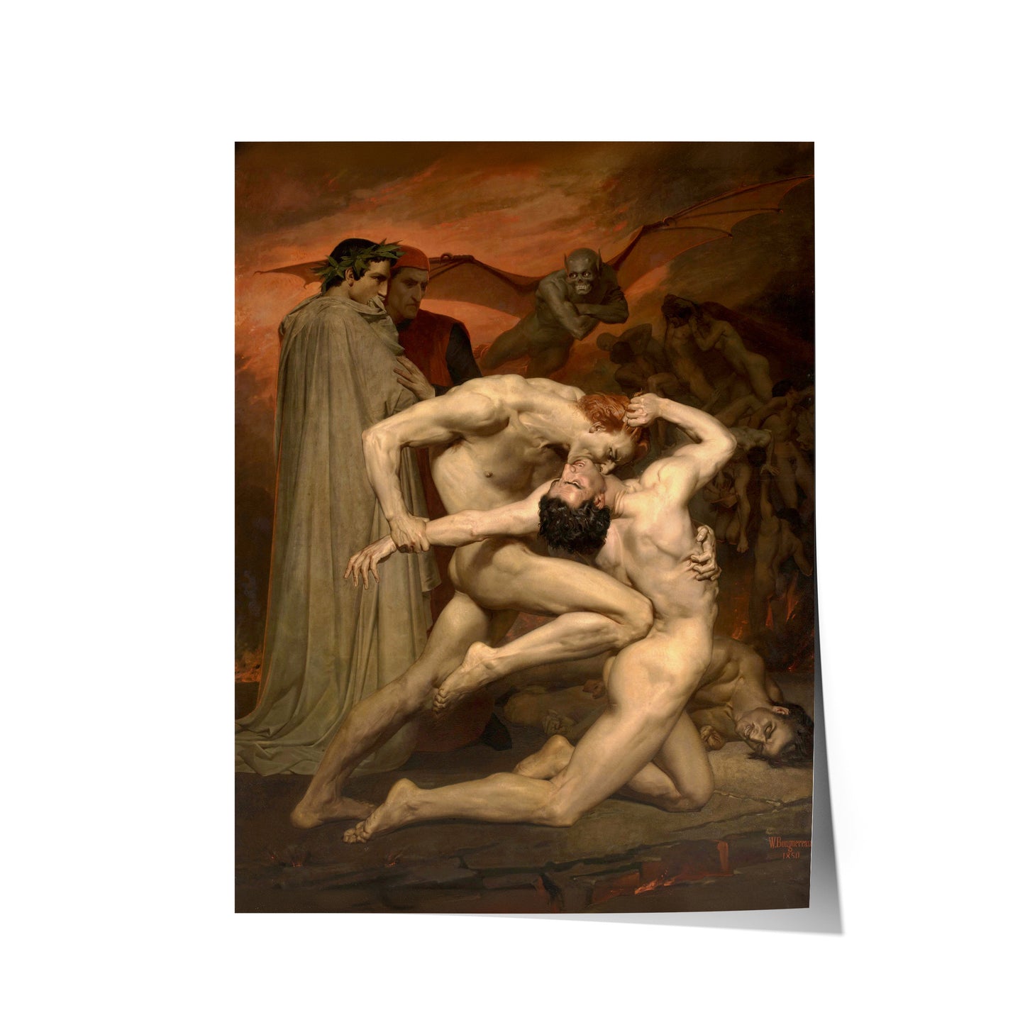Dante and Virgil | William-Adolphe Bouguereau | 1850