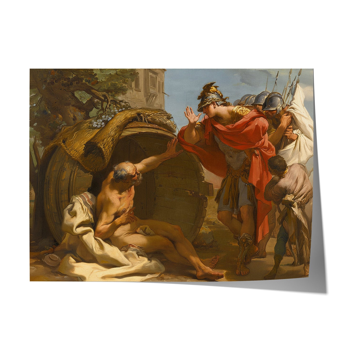 Alexander and Diogenes | Gaetano Gandolfi | 1792