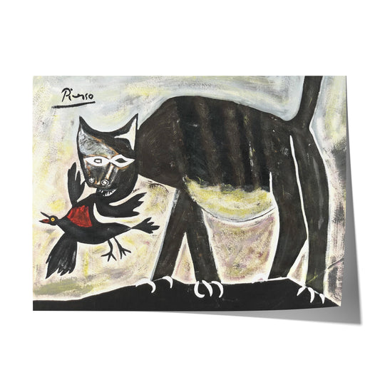 Cat Catching a Bird | Pablo Picasso | 1939