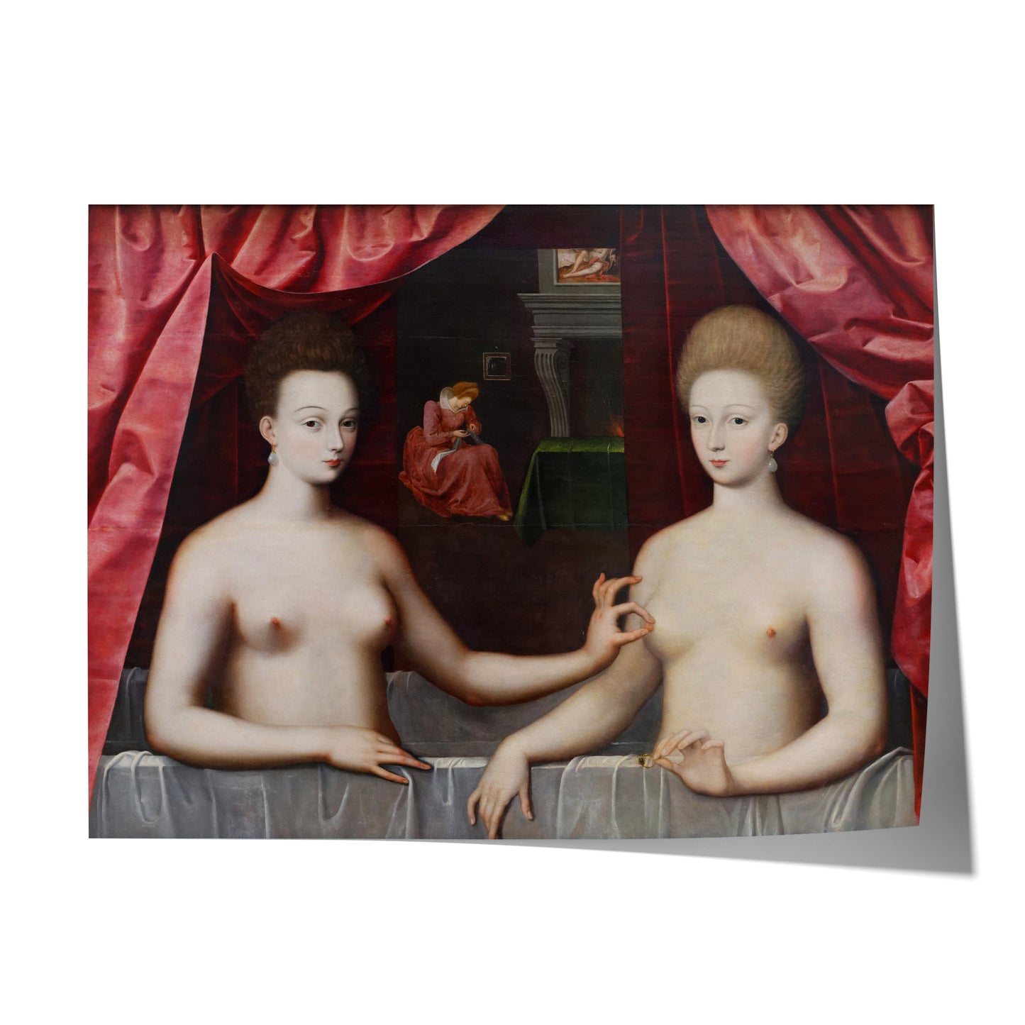 Gabrielle d'Estrées and One of Her Sisters | Unknown | c. 1594