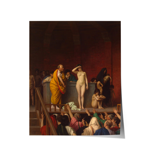 A Roman Slave Market | Jean-Léon Gerôme | c. 1884