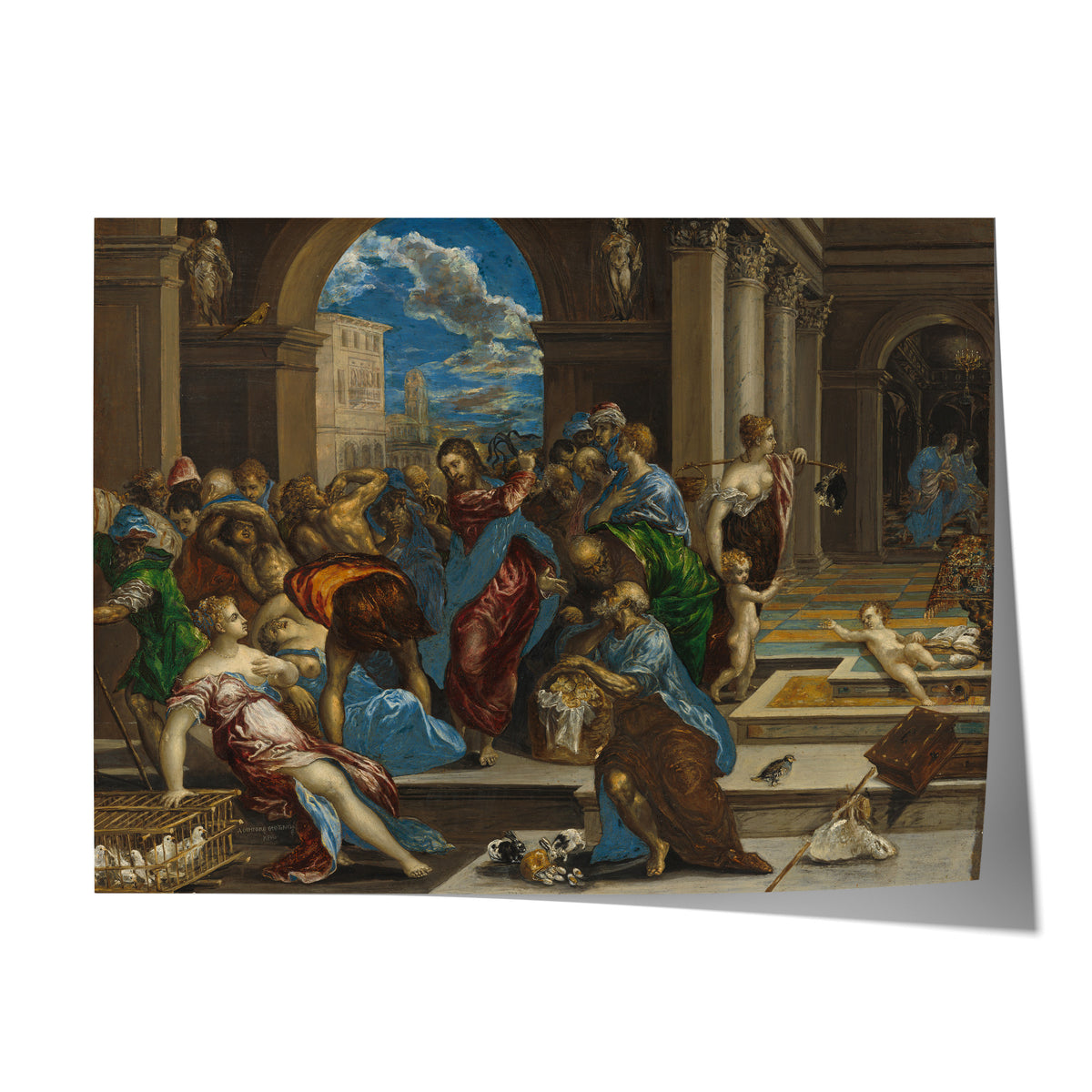 Christ Driving the Money Changers from the Temple (Third Version) | El Greco | 1600