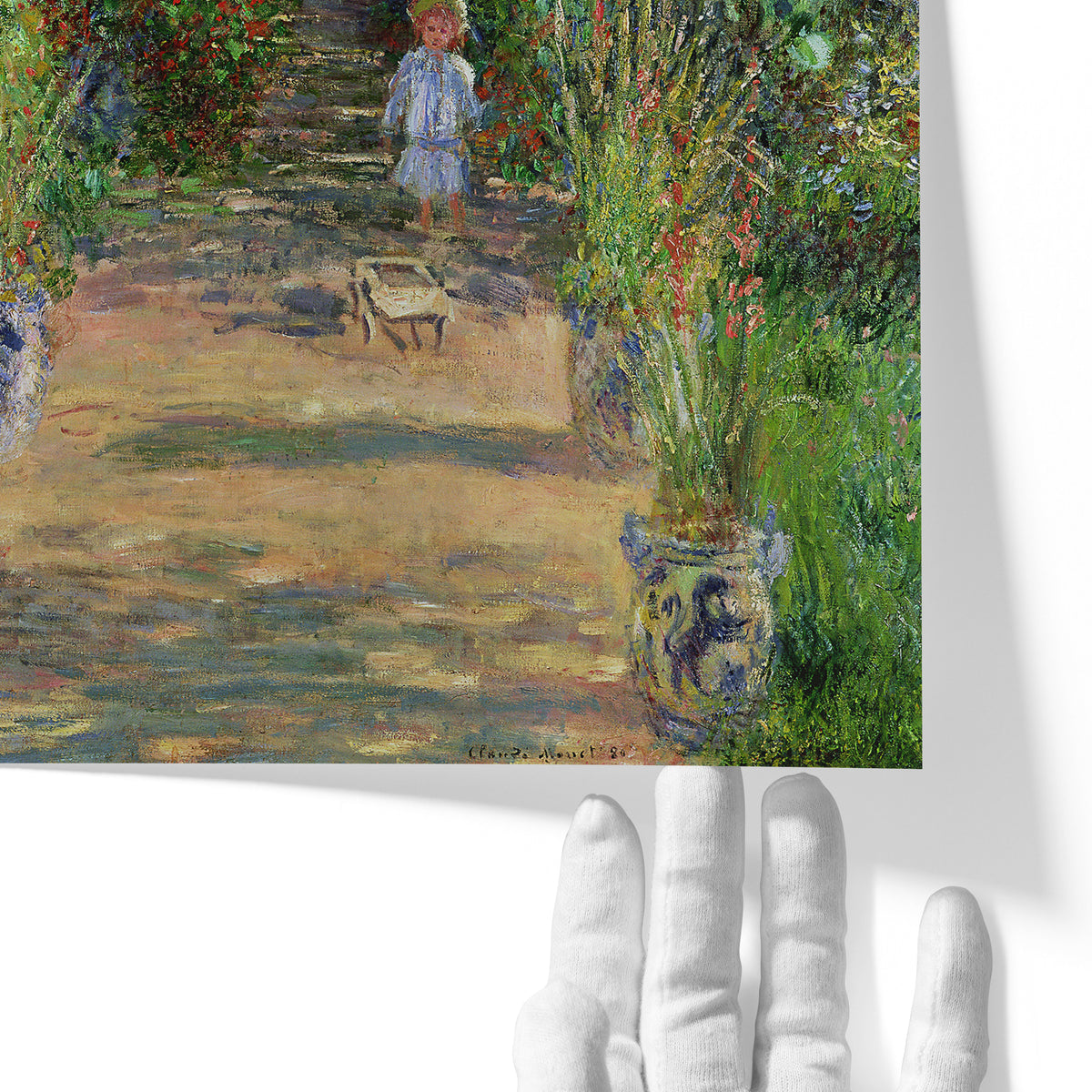 Monet's Garden at Vétheuil | Claude Monet | 1880