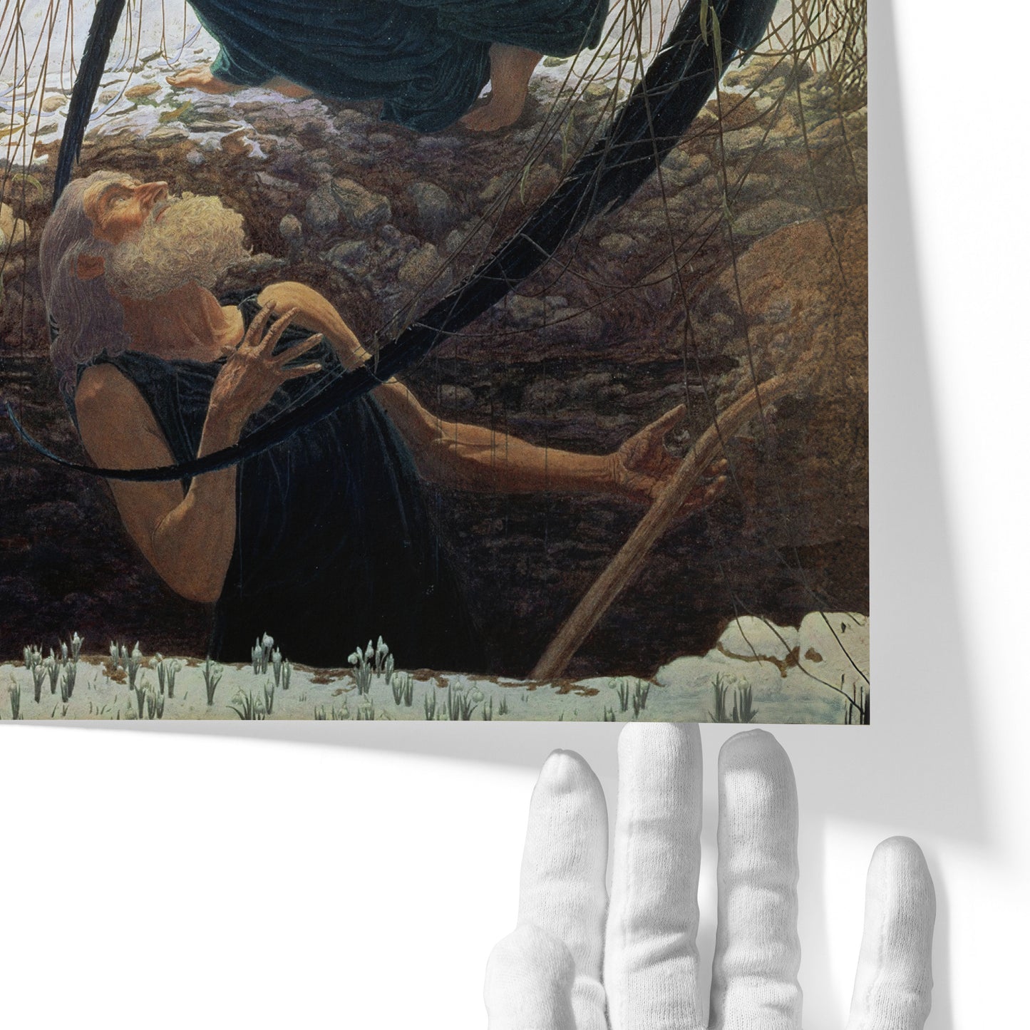 Death and the Gravedigger | Carlos Schwabe | 1890