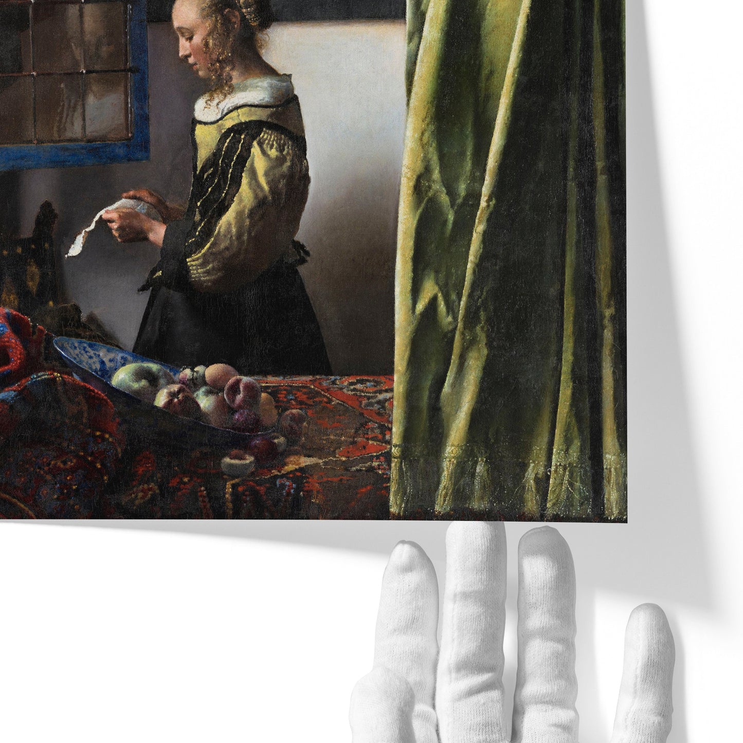 Girl Reading a Letter at an Open Window (After Restoration) | Johannes Vermeer | 1657