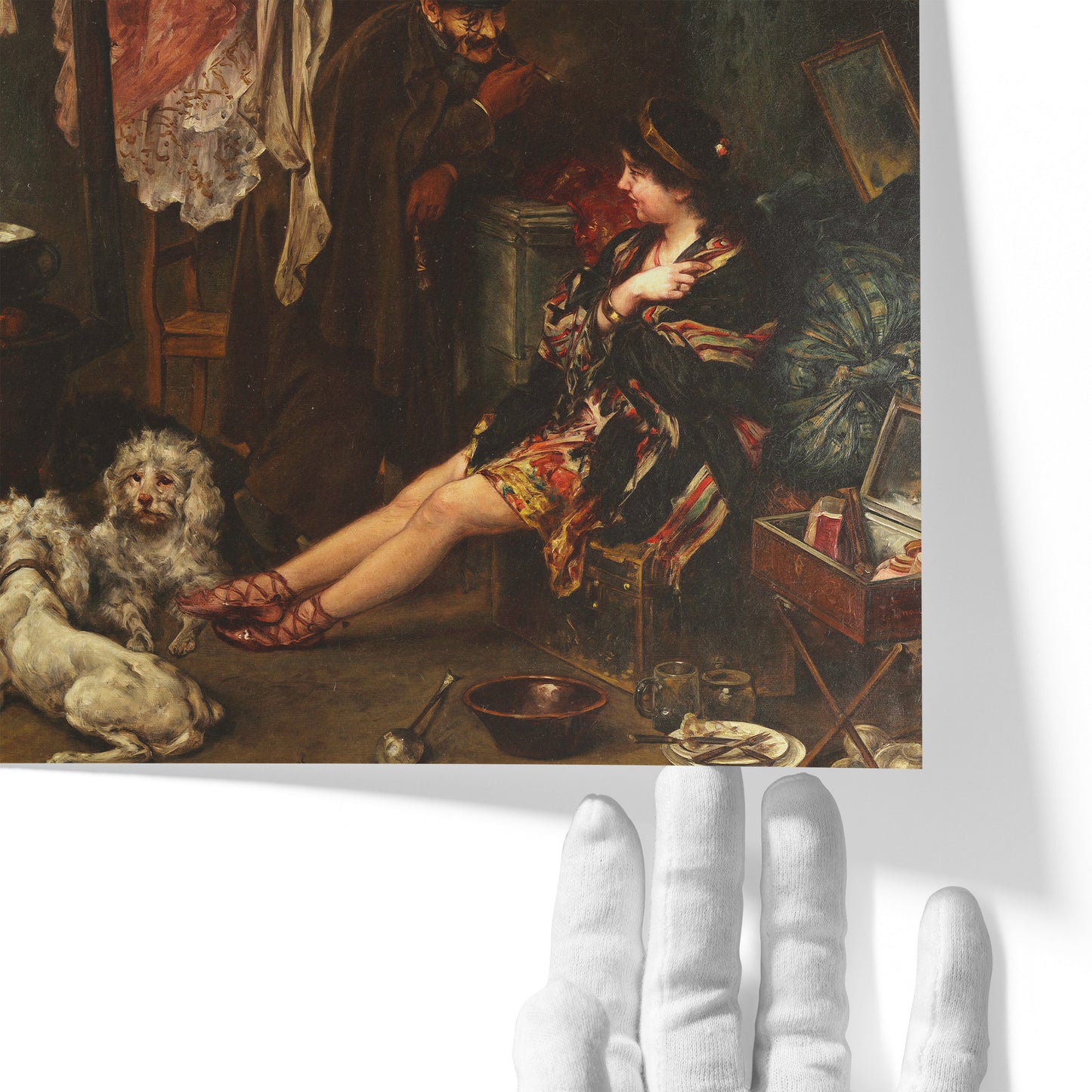 Behind the Scenes | Ludwig Knaus | 1880