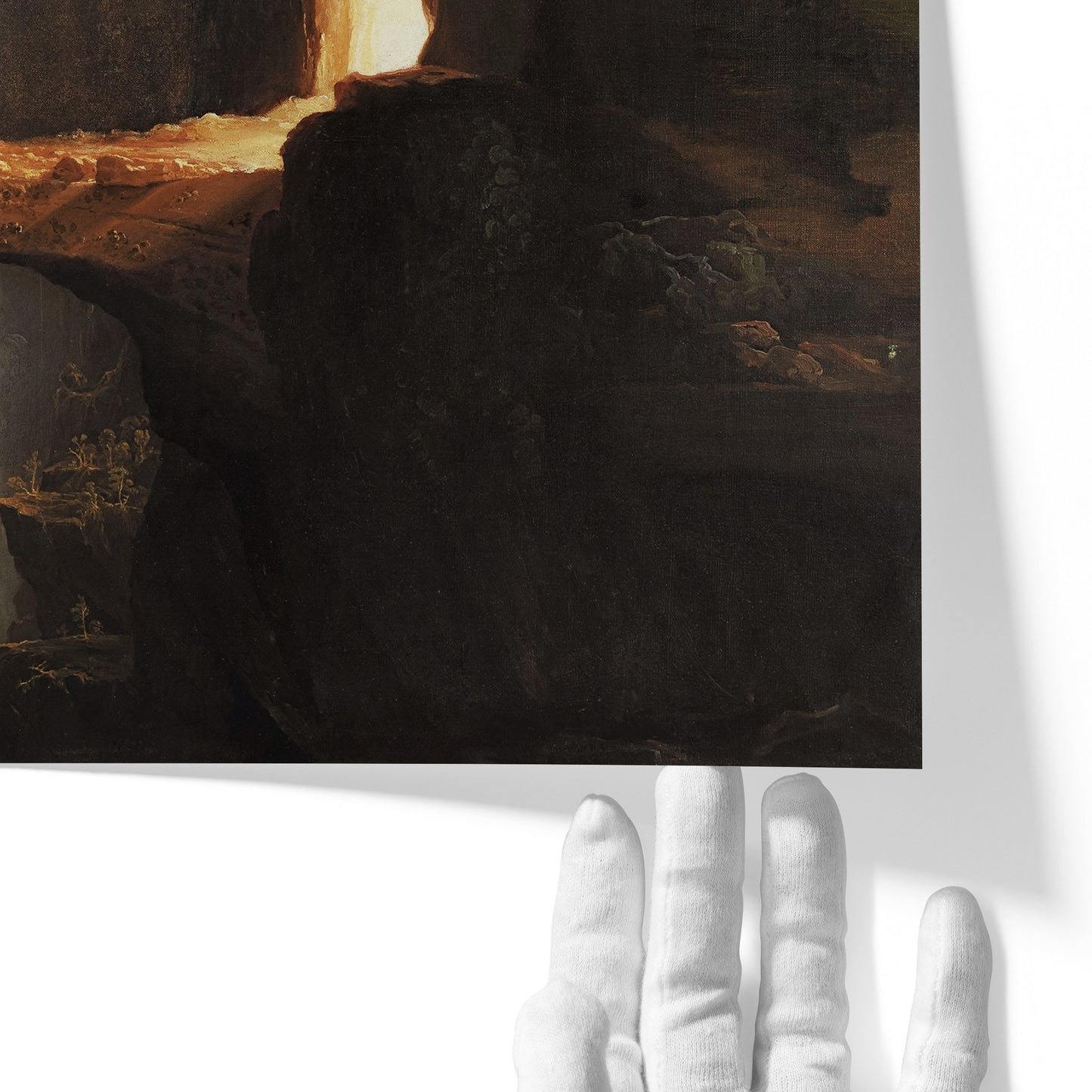 Expulsion: Moon and Firelight | Thomas Cole | c. 1828