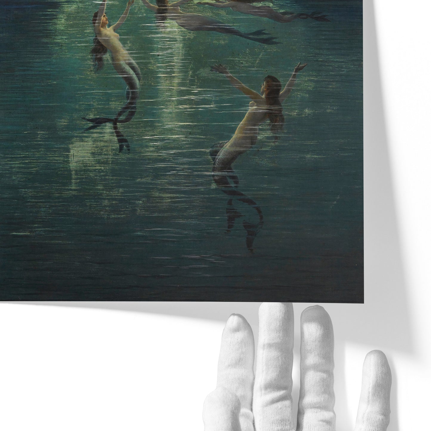 Fisherman and Mermaids in the blue Grotto in Capri | Hermann Corrodi | 20th Century
