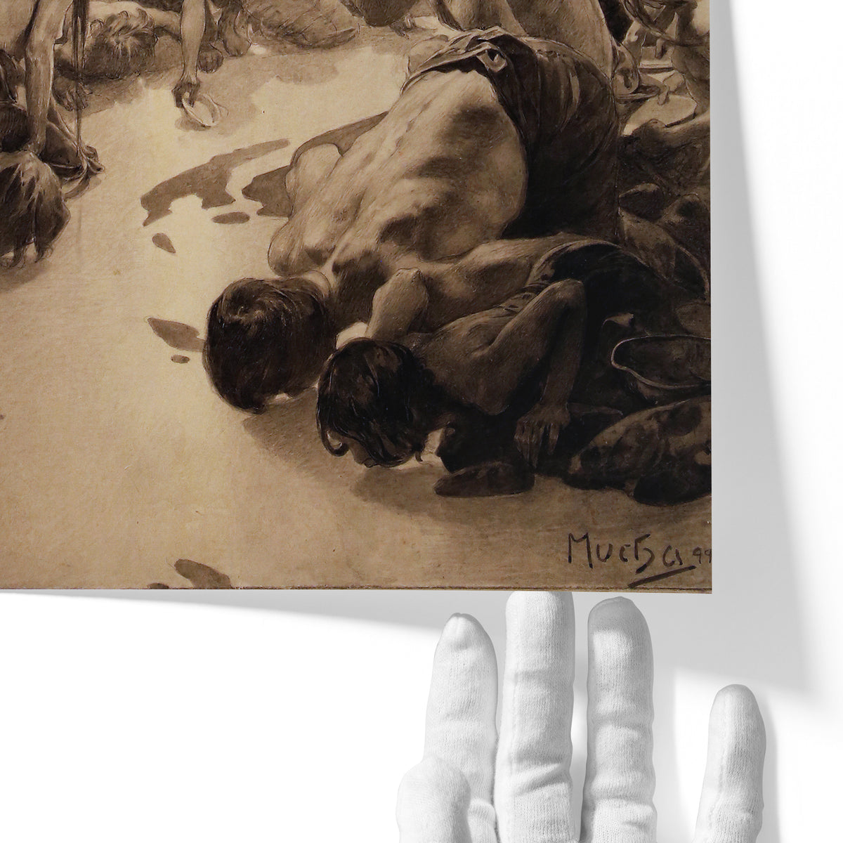 Le Pater: "Give Us This Day Our Daily Bread" | Alphonse Mucha | 1899