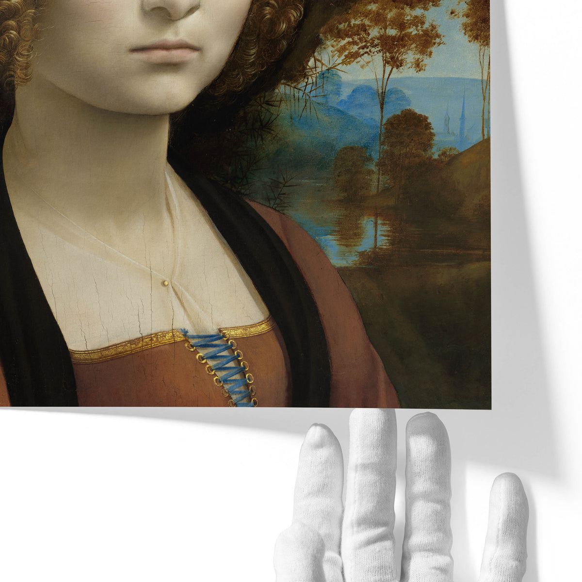 Portrait of Ginevra de' Benci | Leonardo da Vinci | c. 1474-78