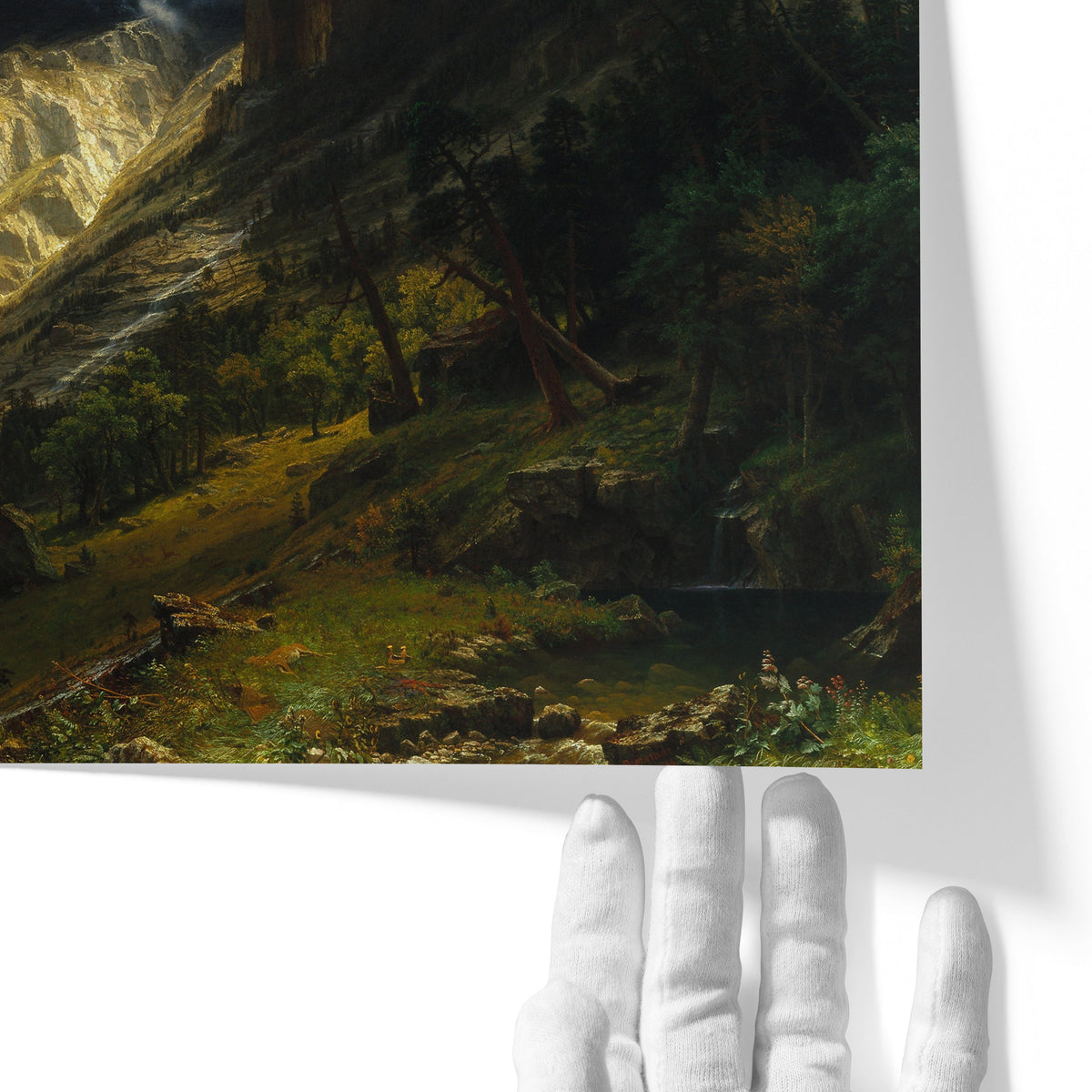 A Storm in the Rocky Mountains, Mt. Rosalie | Albert Bierstadt | 1866