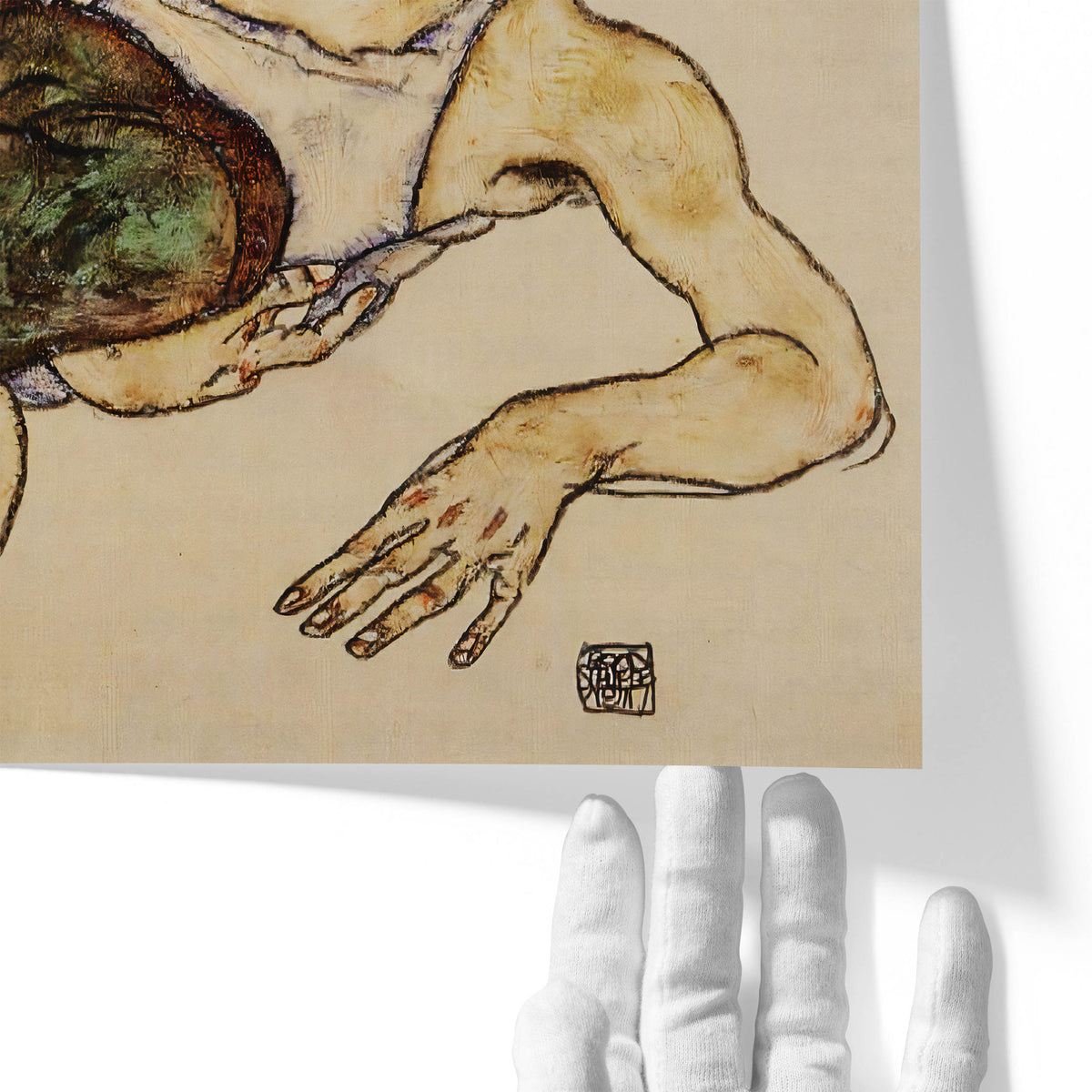 Reclining Woman with Green Stockings | Egon Schiele | 1917