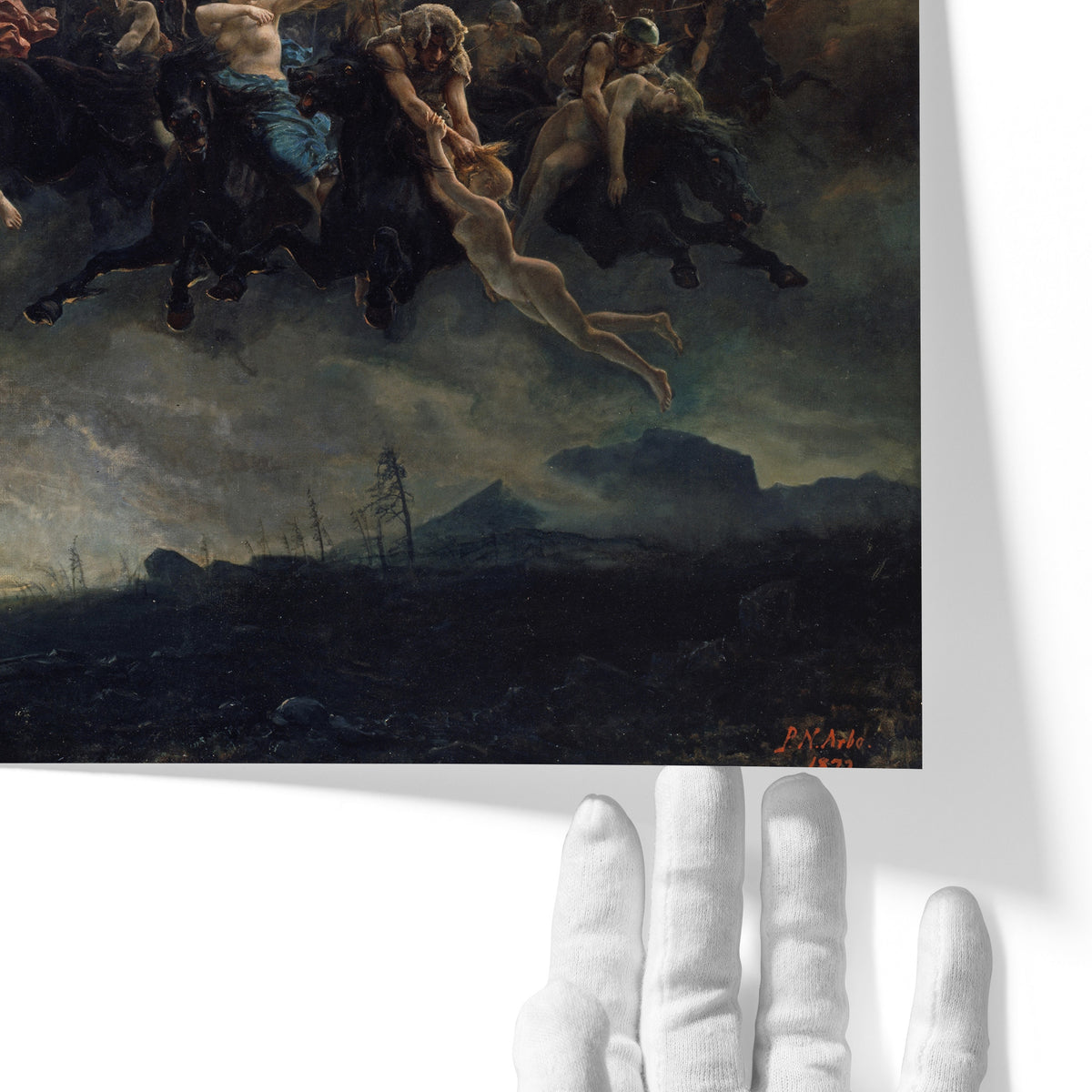 The Wild Hunt of Odin | Peter Nicolai Arbo | 1872