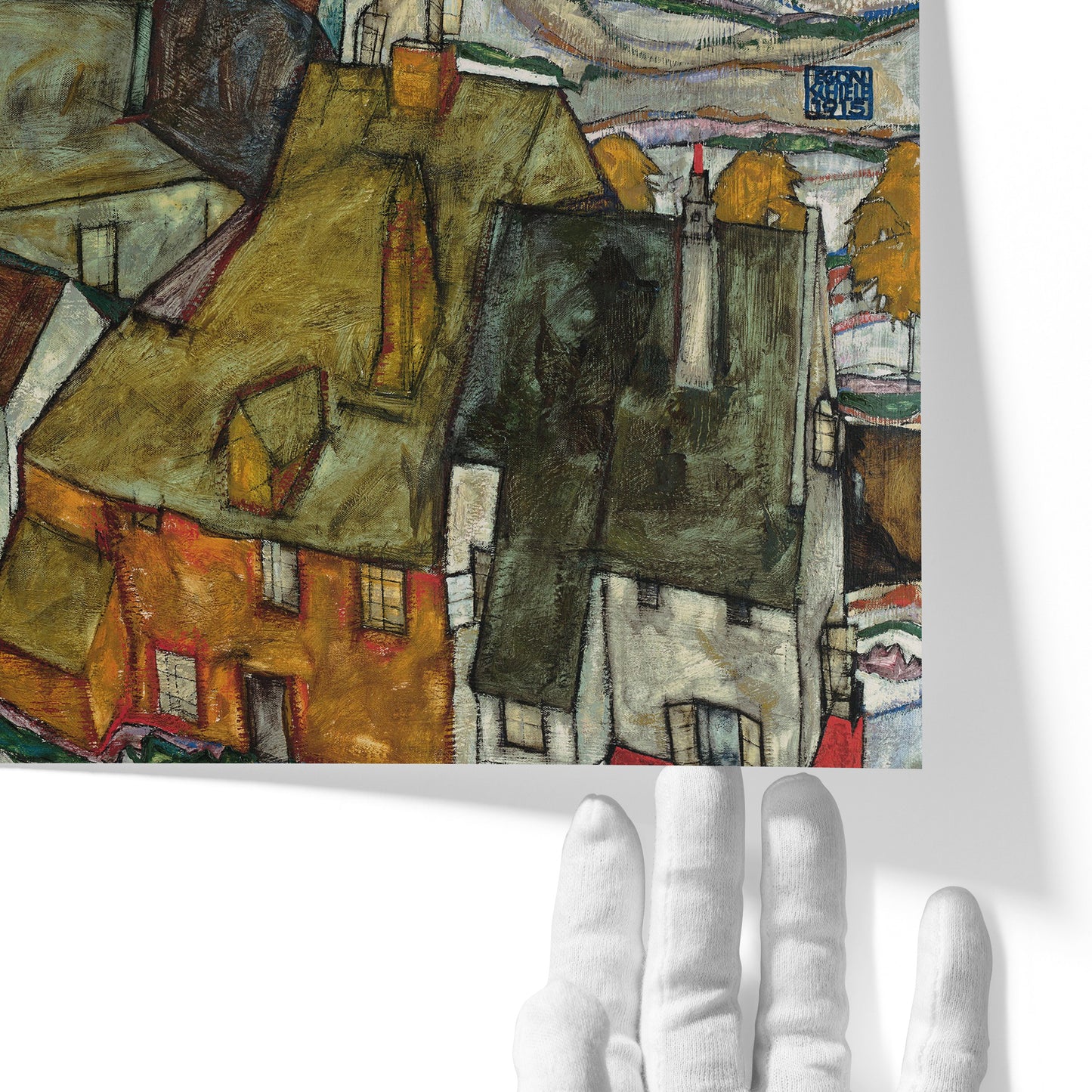 Crescent of Houses II | Egon Schiele | 1914