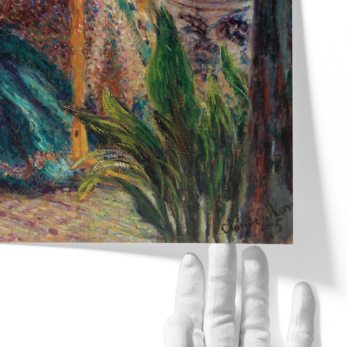 Madame Monet Embroidering | Claude Monet | 1875