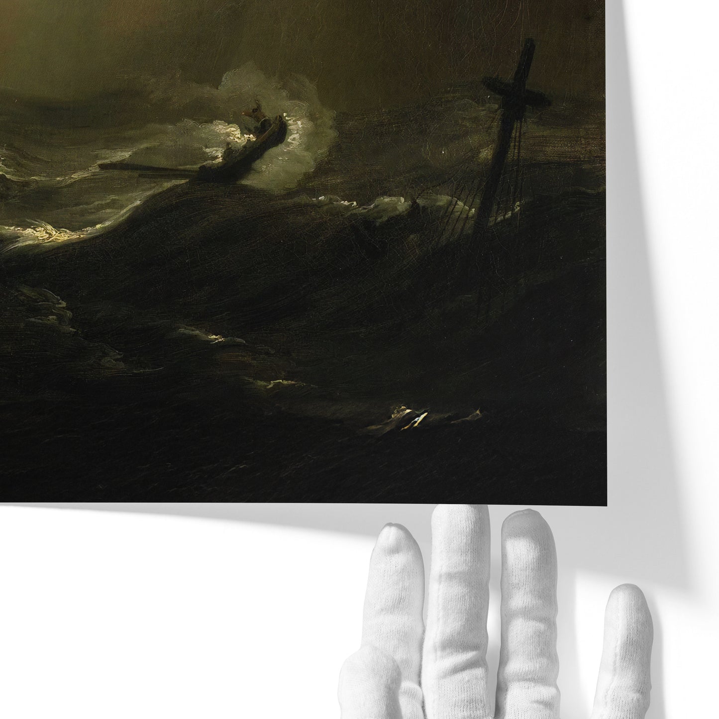 A Small Dutch Ship Riding out a Storm | Williem Van de Velde The Younger | 1700s