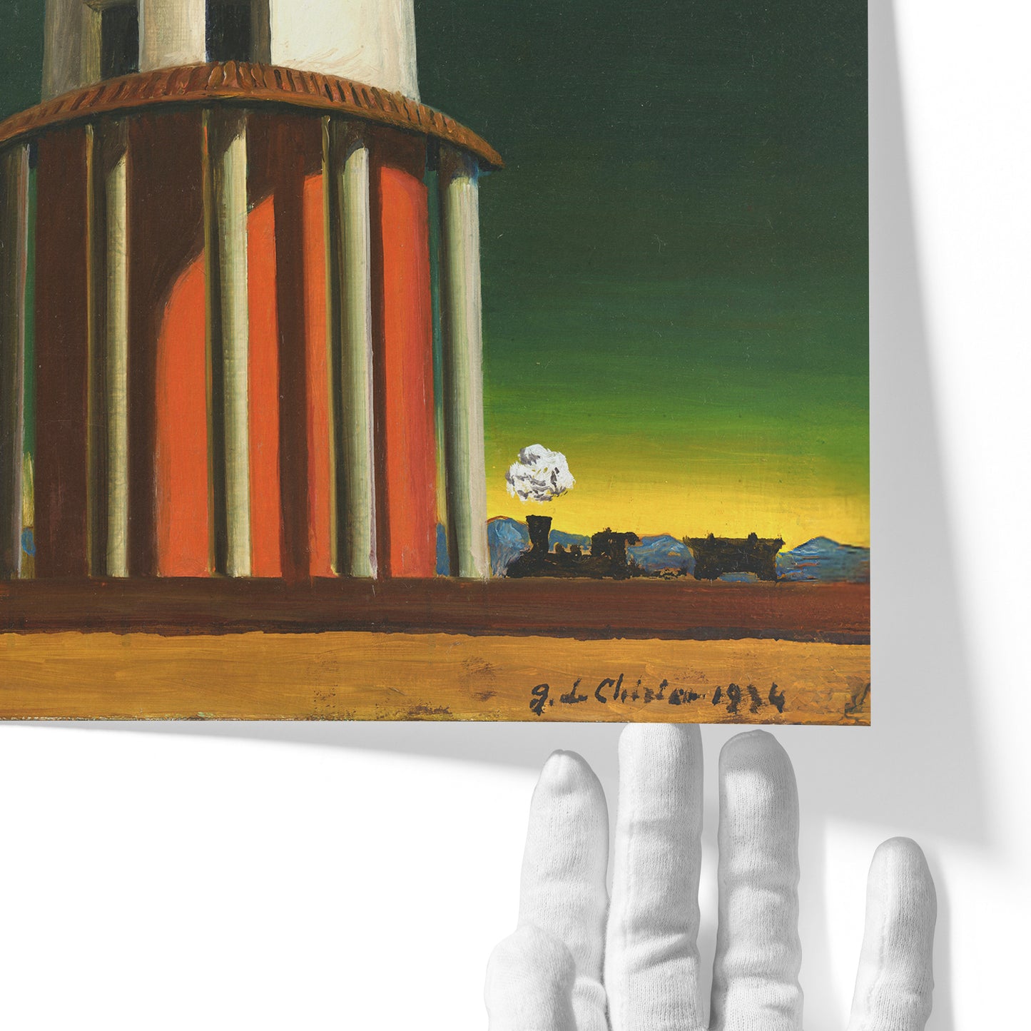 La Torre e Il Treno | Giorgio de Chirico | 1934