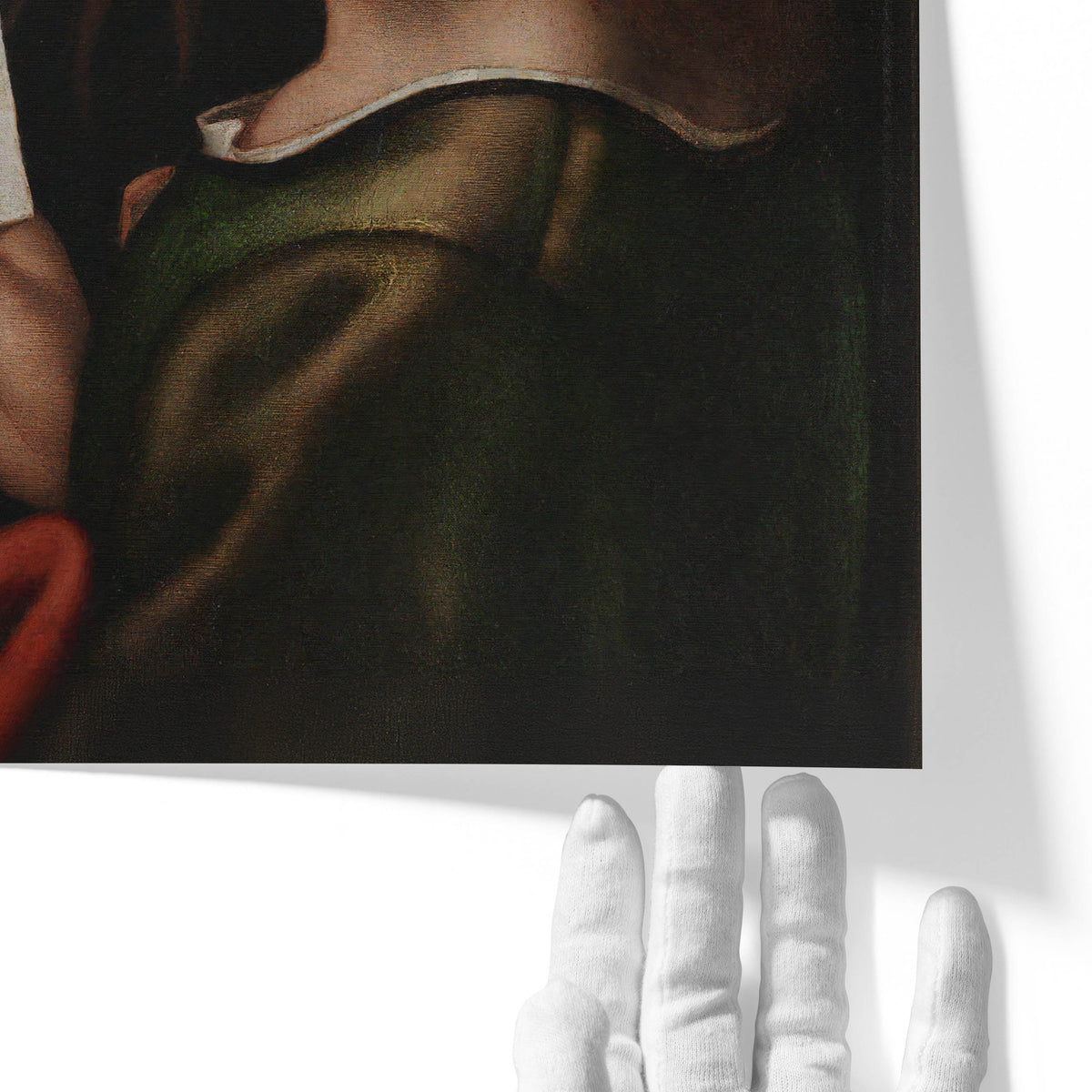 Portrait of a Young Boy Holding a Child's Drawing | Giovanni Francesco Caroto | c. 1515