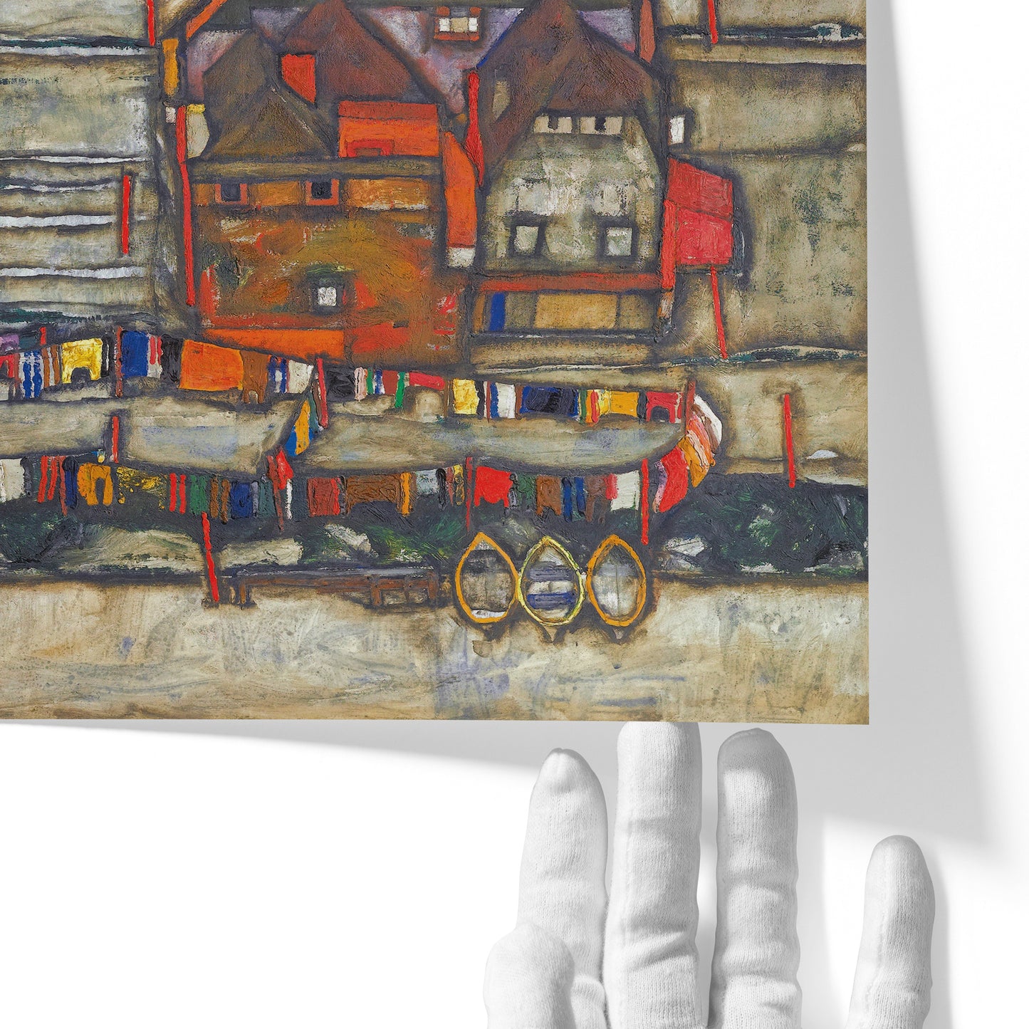 House With Lundry (Suburb II) | Egon Schiele | 1914