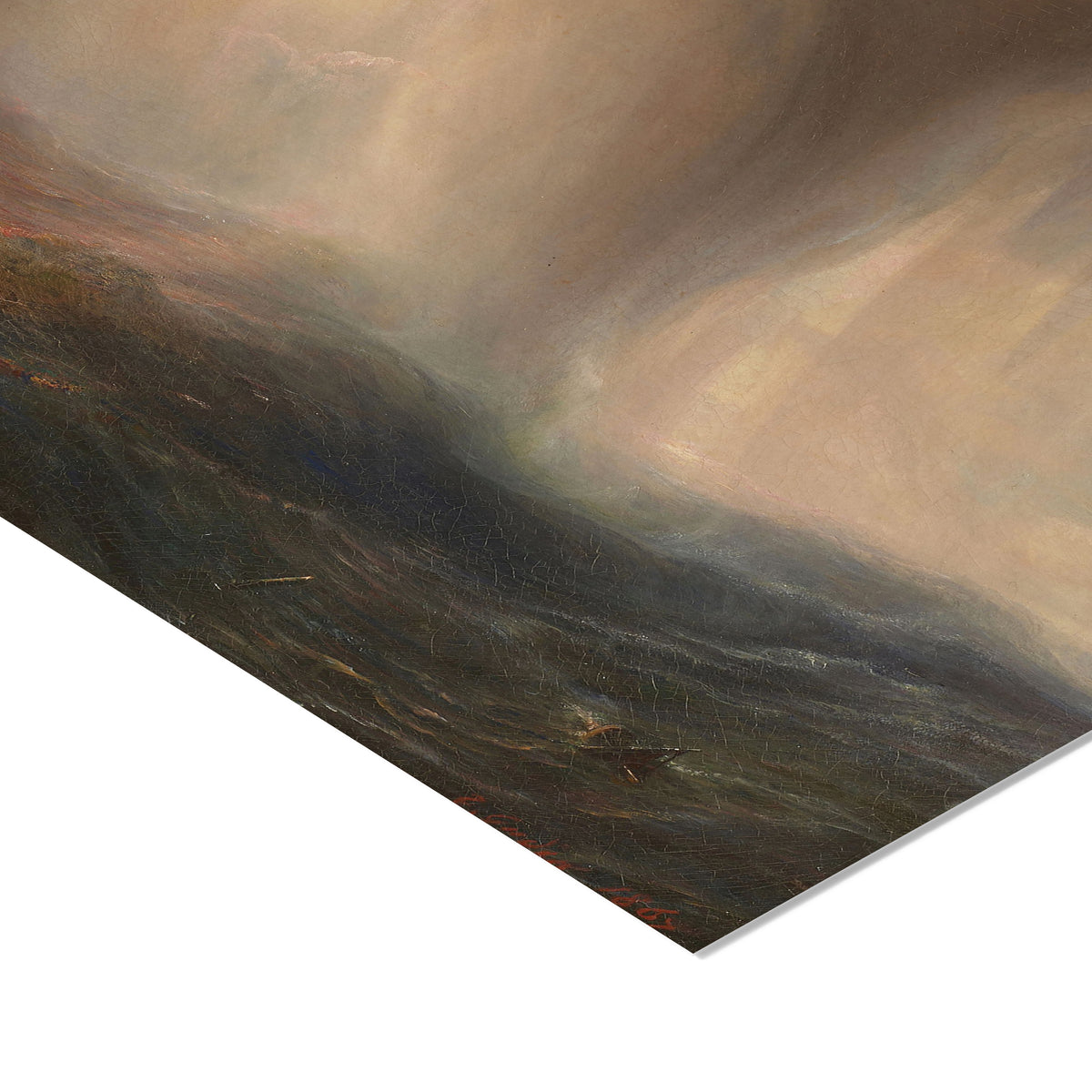 Light Effect in the Heart of a Storm at Sea | Théodore Gudin | 1867