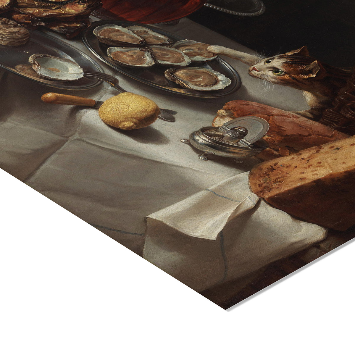 Still Life with Cat | Alexandre-François Desportes | c. 1705
