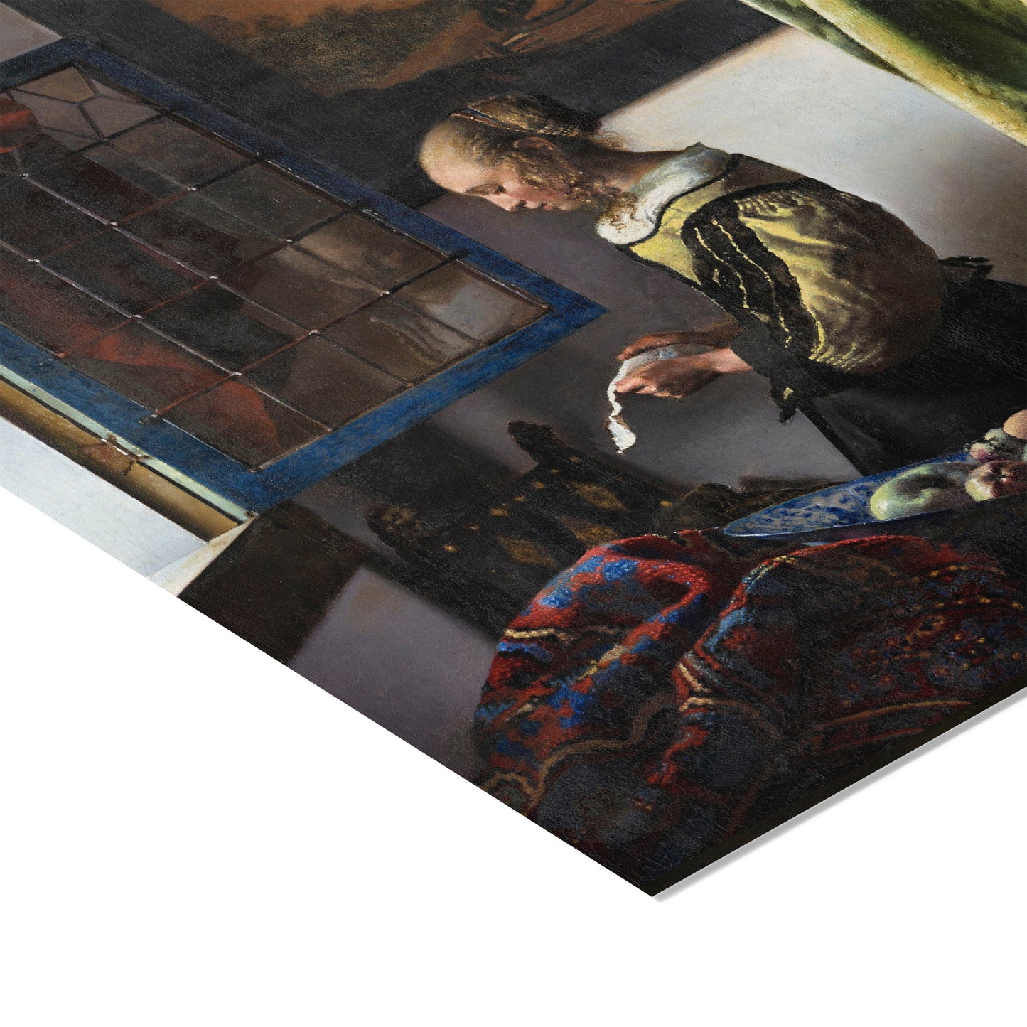 Girl Reading a Letter at an Open Window (After Restoration) | Johannes Vermeer | 1657